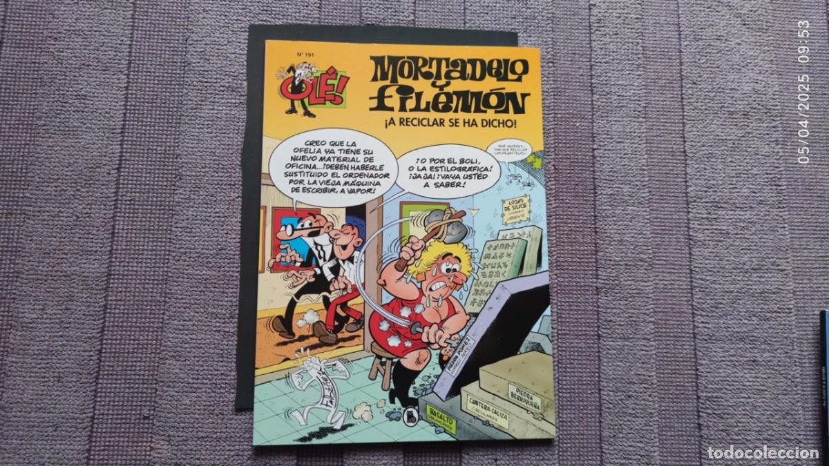 C&oacute;mics: Ol&eacute; Mortadelo n&ordm; 191 (Ediciones B) Nuevo. - Foto 1