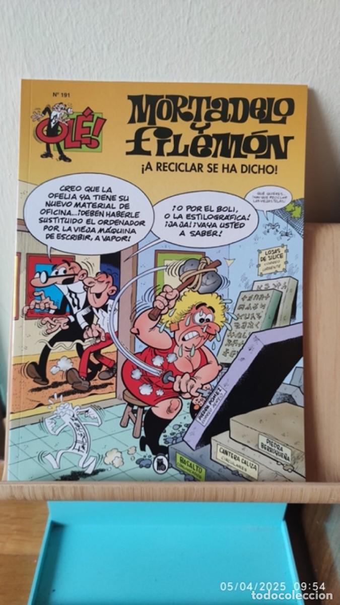 C&oacute;mics: Ol&eacute; Mortadelo n&ordm; 191 (Ediciones B) Nuevo. - Foto 3