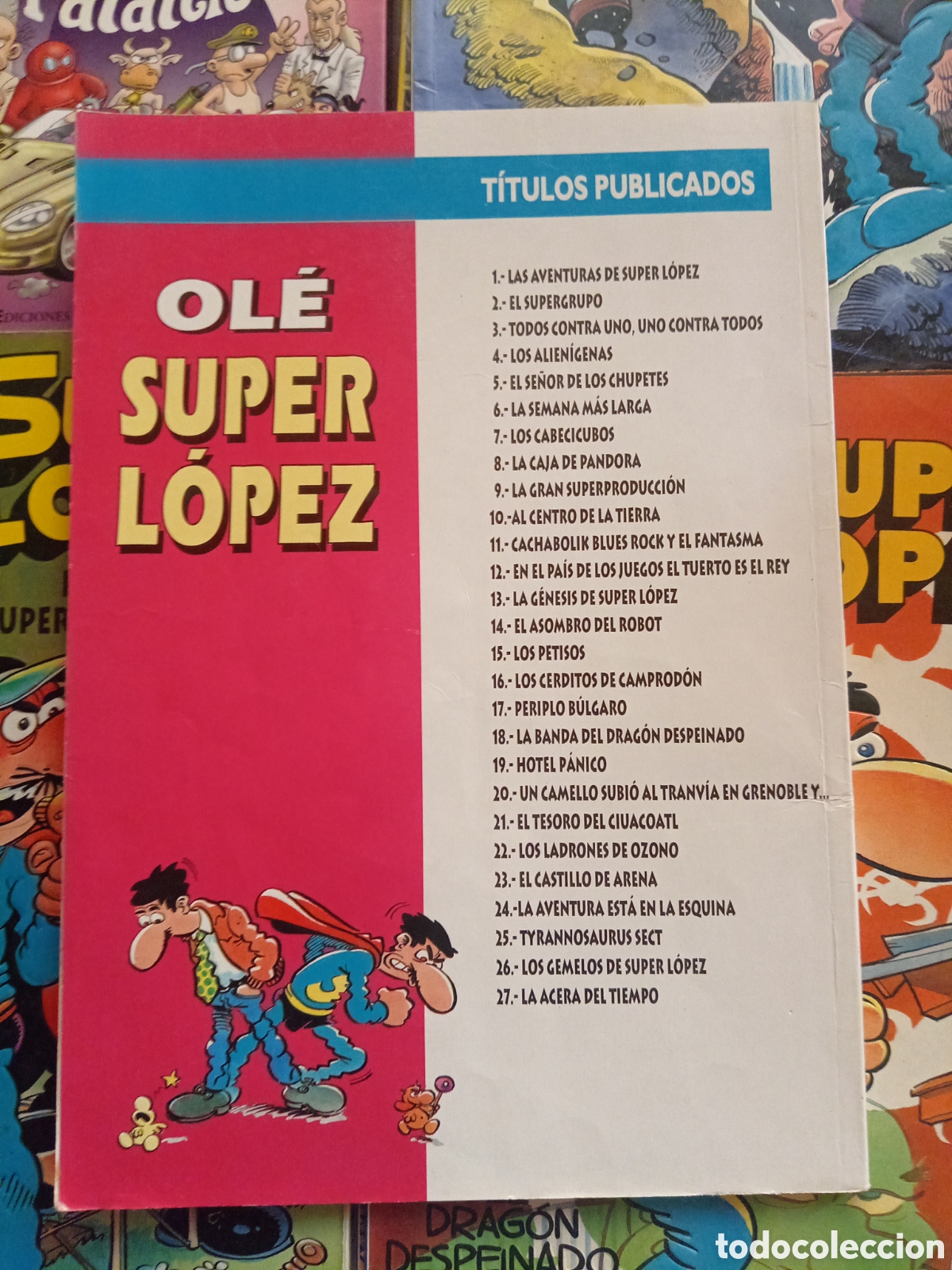 C&oacute;mics: Colecci&oacute;n Ol&eacute; Super L&oacute;pez 7 Los cabecicubos cj103 - Foto 2