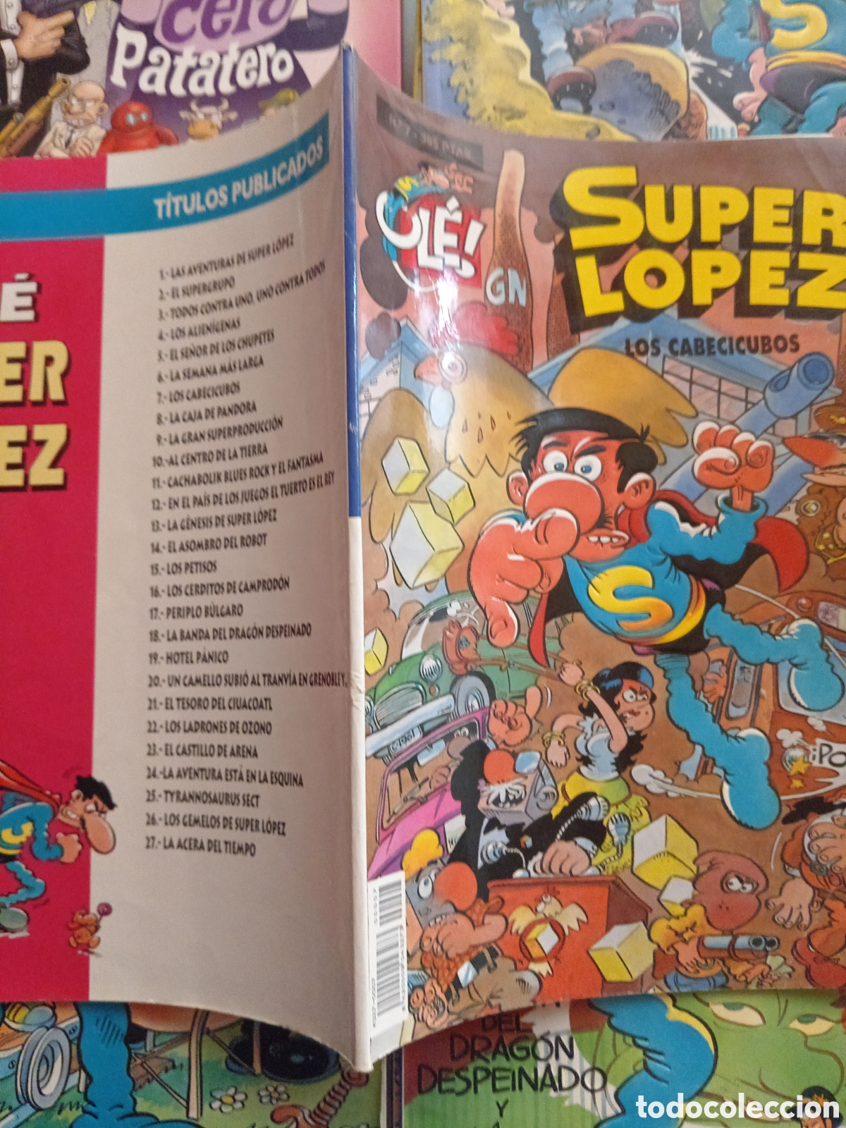 C&oacute;mics: Colecci&oacute;n Ol&eacute; Super L&oacute;pez 7 Los cabecicubos cj103 - Foto 3