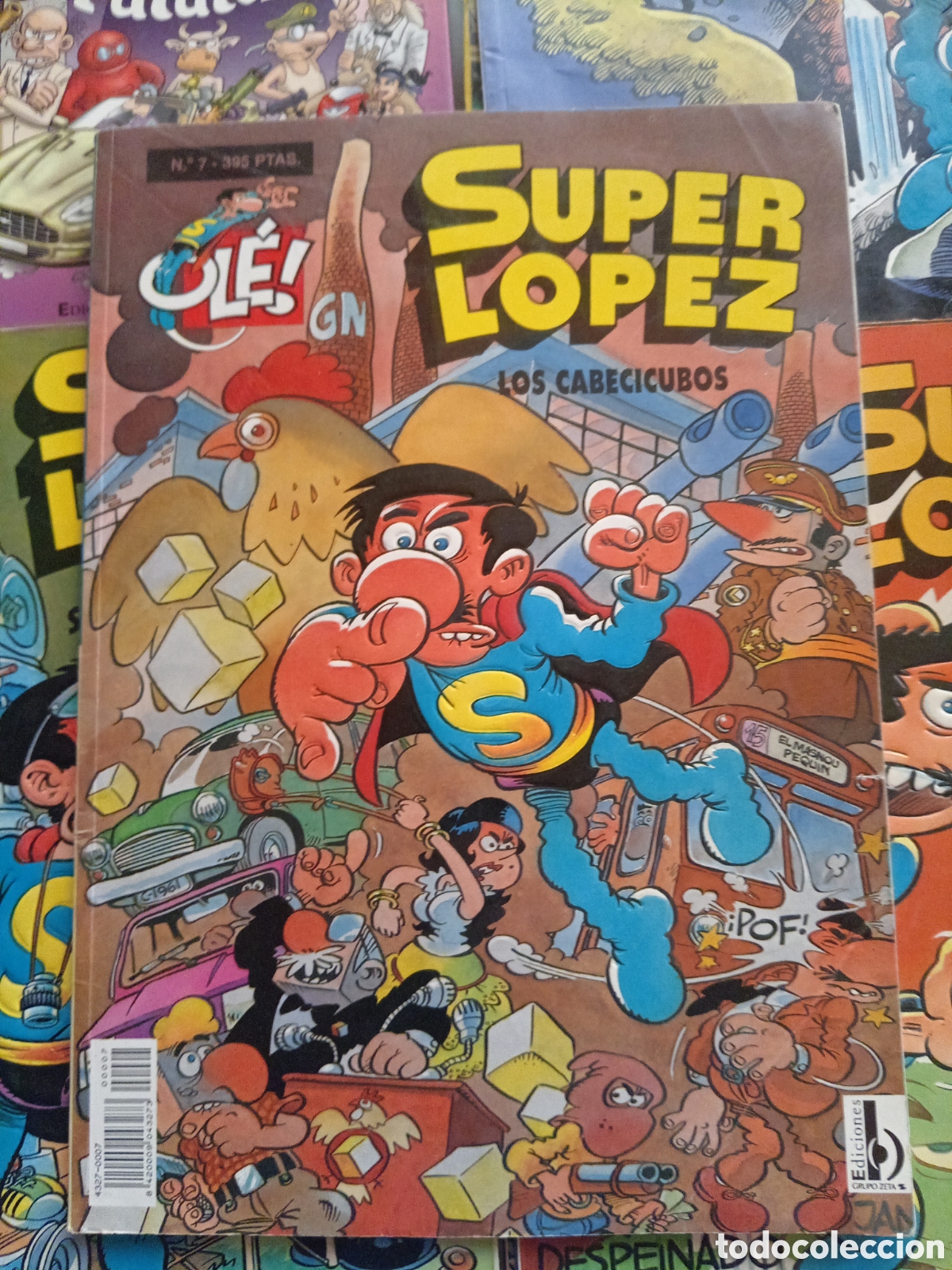 C&oacute;mics: Colecci&oacute;n Ol&eacute; Super L&oacute;pez 7 Los cabecicubos cj103 - Foto 1