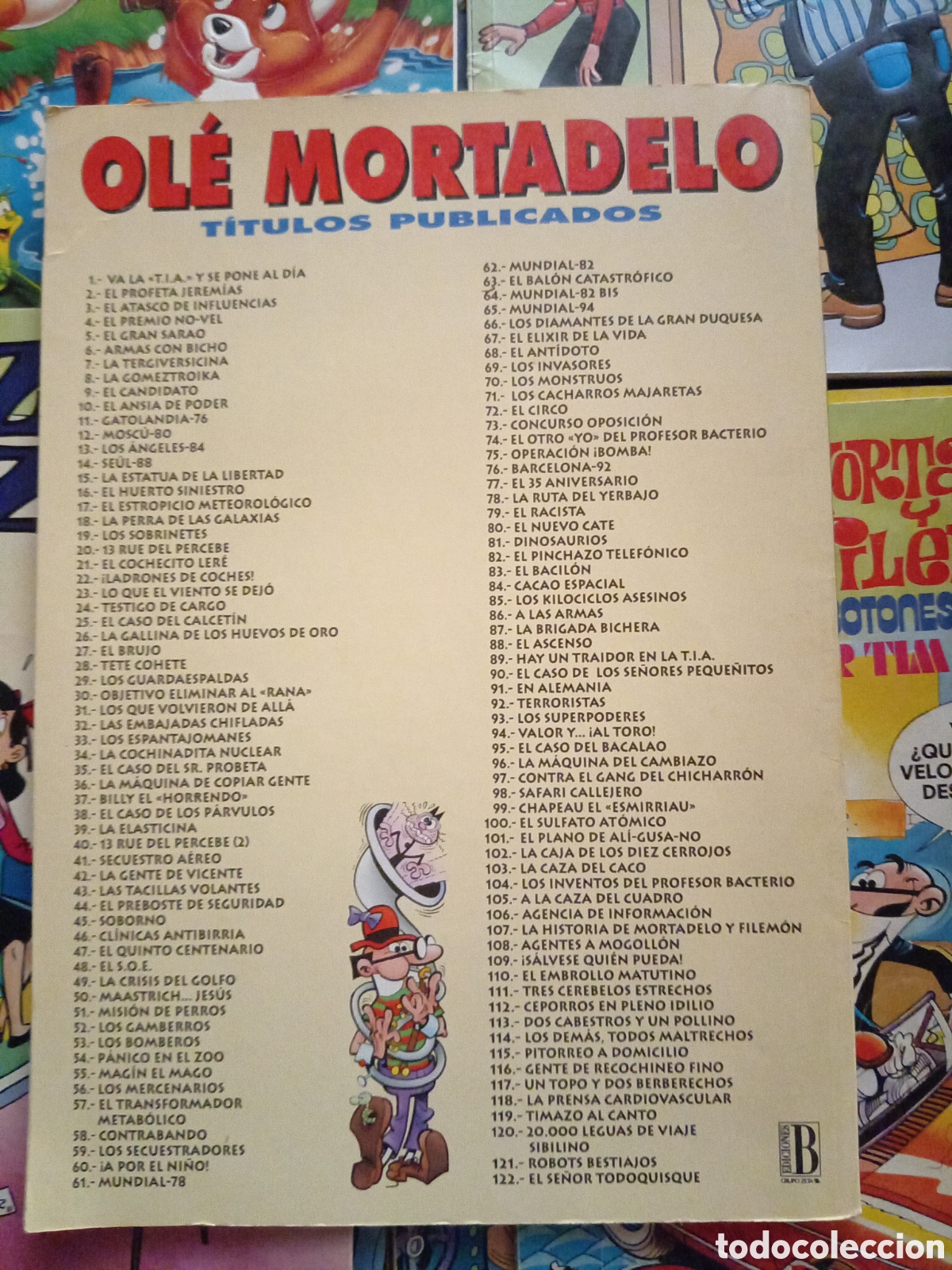 C&oacute;mics: Colecci&oacute;n Ol&eacute; Mortadelo y Filem&oacute;n 42 cj83 - Foto 2