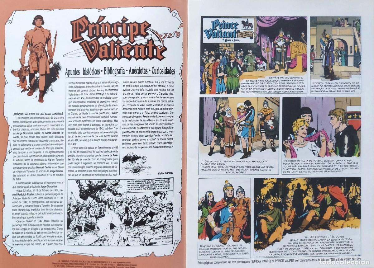C&oacute;mics: PR&Iacute;NCIPE VALIENTE n&ordm; 36 Ediciones B 1990 - Foto 2
