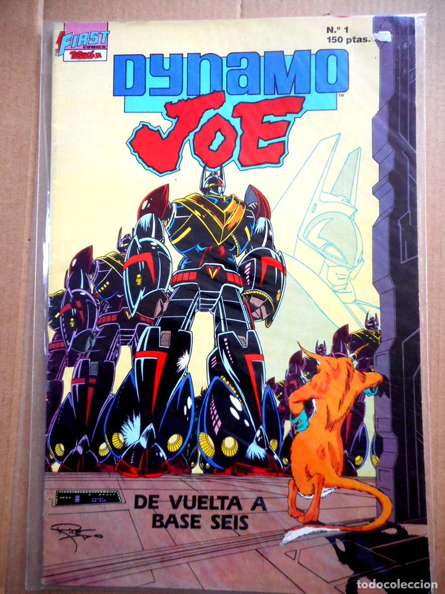 C&oacute;mics: DYNAMO JOE N&ordm;1 DE VUELTA A BASE SEIS (EDICIONES B- JUNIO 1988) OSTRANDER - RICE - Foto 1
