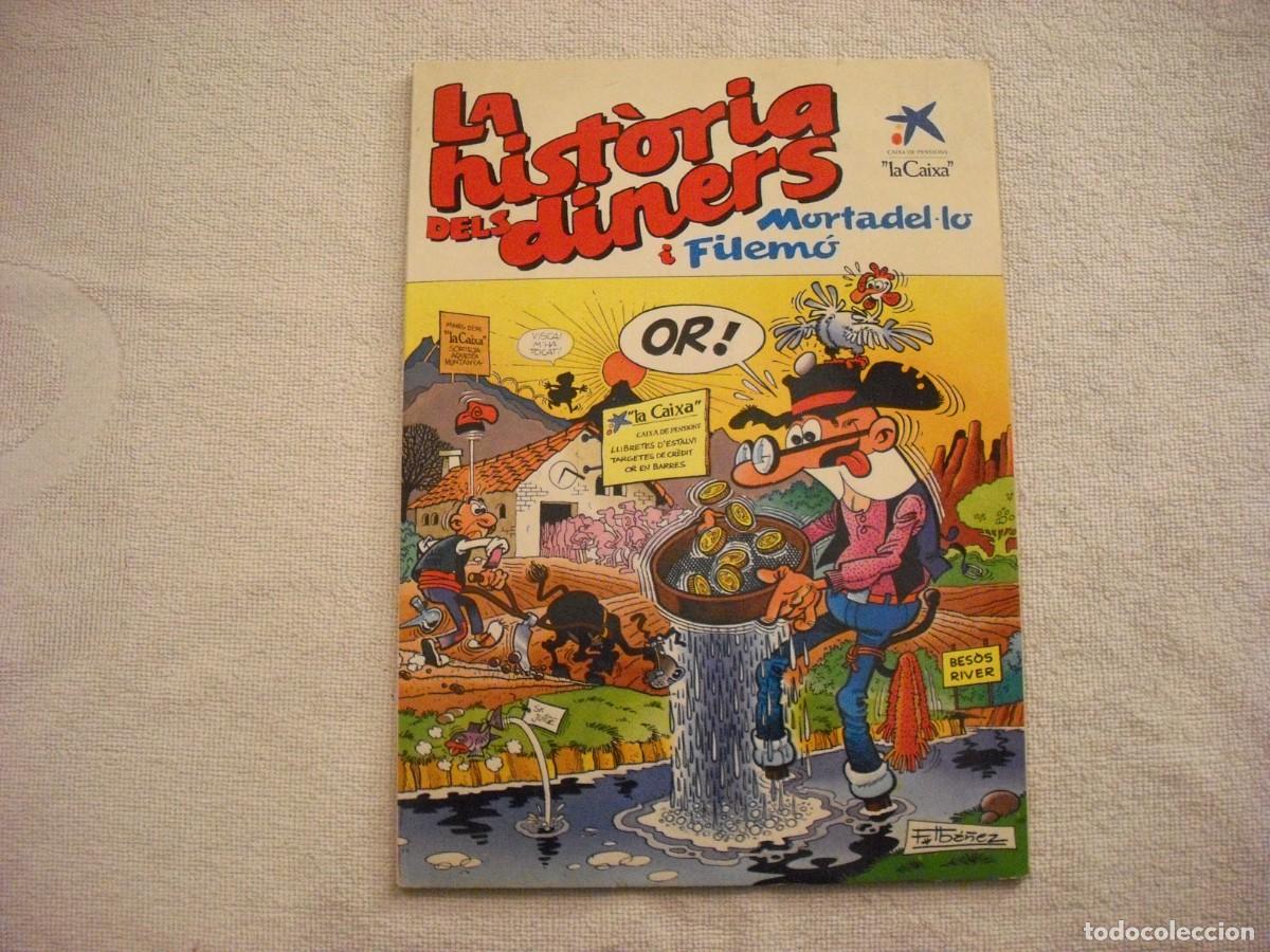 C&oacute;mics: LA HISTORIA DELS DINERS , MORTADEL.LO I FILEMO, EN CATALAN - Foto 1