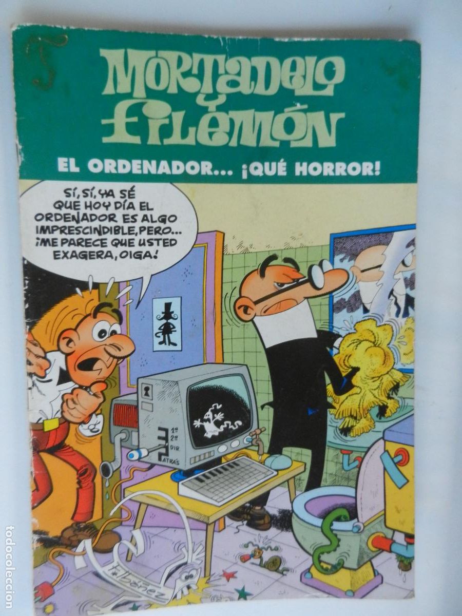 C&oacute;mics: MORTADELO Y FILEMON - EL ORDENADOR ... &iexcl;QUE HORROR! - EDC B 2003 - Foto 1