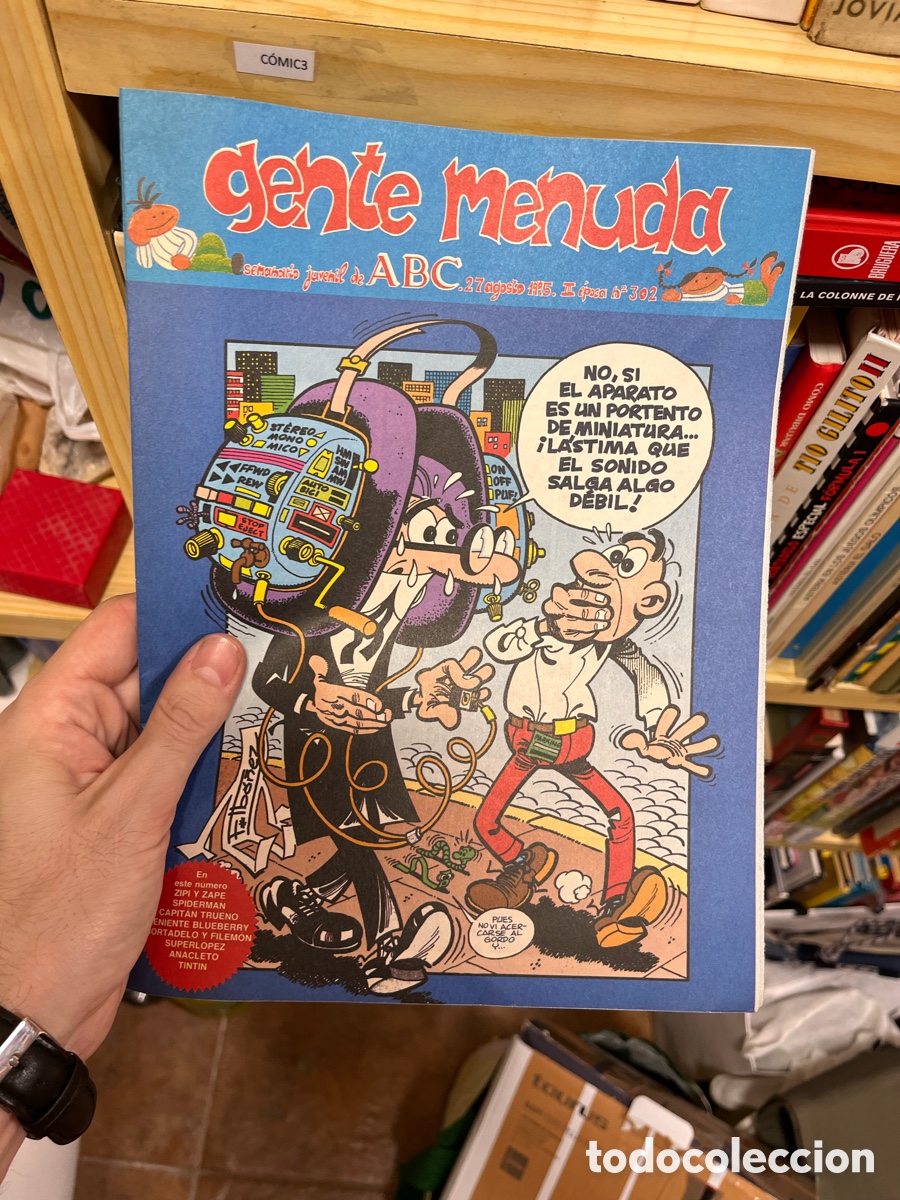 C&oacute;mics: Comic3 revista gente menuda 302 - mortadelo y Filem&oacute;n - Foto 1