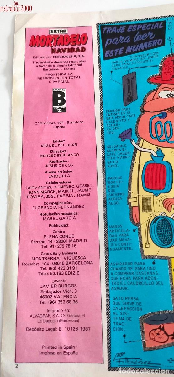 C&oacute;mics: Mortadelo y Filem&oacute;n. Extra de Navidad n&uacute;mero 2. Ediciones B (Equipo B). 1987 - Foto 6