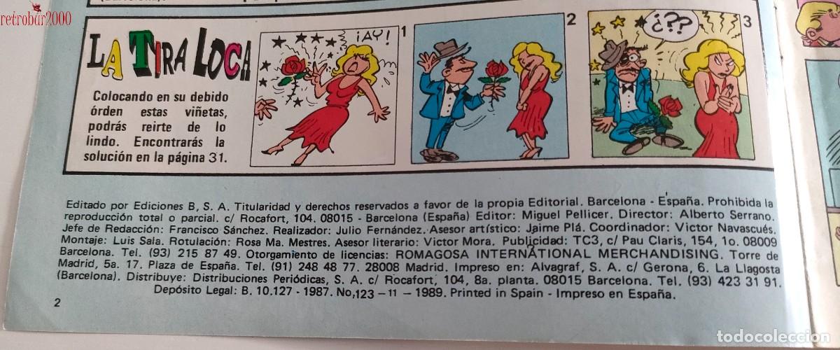 C&oacute;mics: Zipi y Zape n&uacute;mero 123. Ediciones B. 1989 - Foto 5