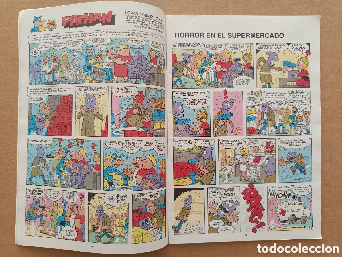 C&oacute;mics: Revista Mortadelo Extra n&deg;12: &iexcl;A Comprar! (Ediciones B). Con el Cat&aacute;loco de Mortadelo (V&aacute;zquez) - Foto 4