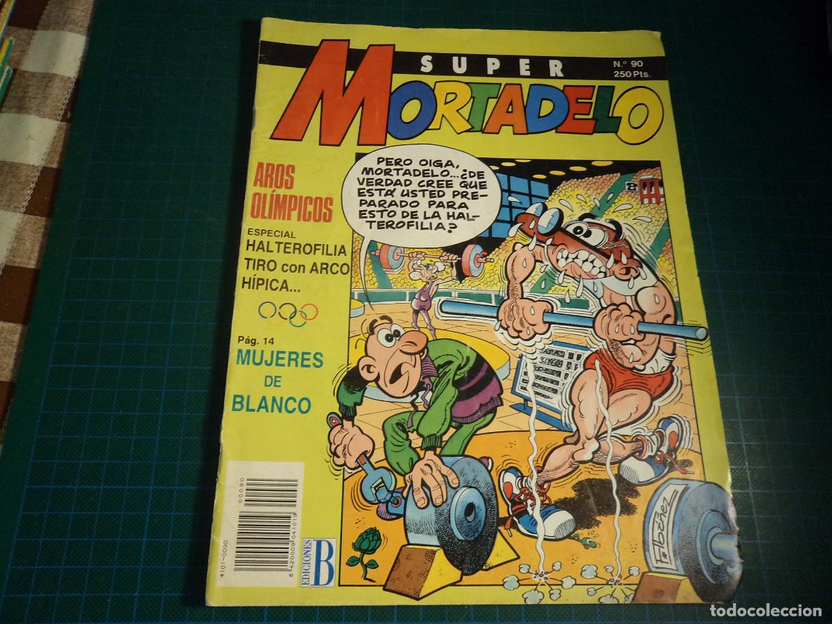 C&oacute;mics: Super Mortadelo. N&ordm; 90. ediciones B. Con se&ntilde;ales de uso. - Foto 1