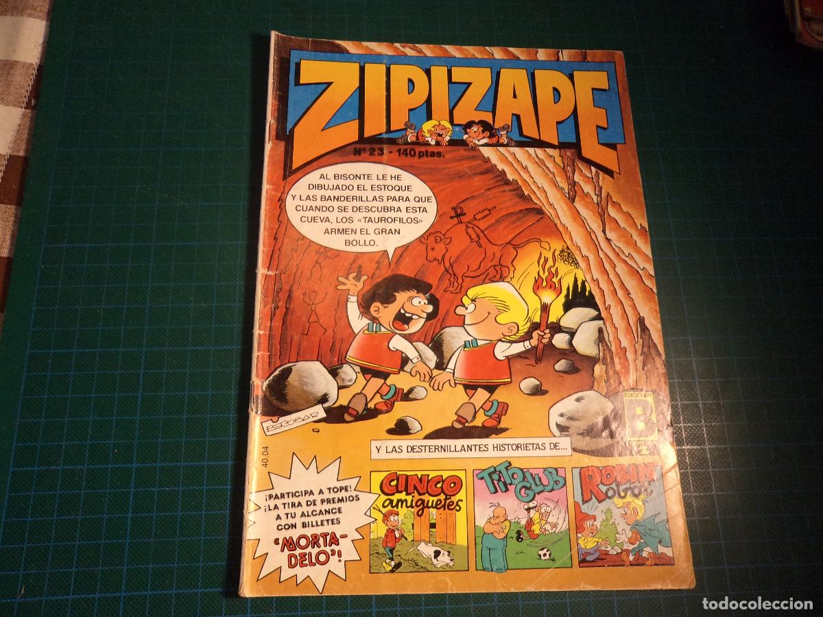 C&oacute;mics: Zipi Zape. N&ordm; 23. Ediciones B. Con se&ntilde;ales de uso. - Foto 1