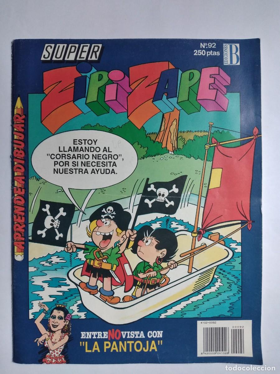 C&oacute;mics: SUPER ZIPIZAPE ZIPI Y ZAPE N&ordm; 92 EDICIONES B 1992 - Foto 1