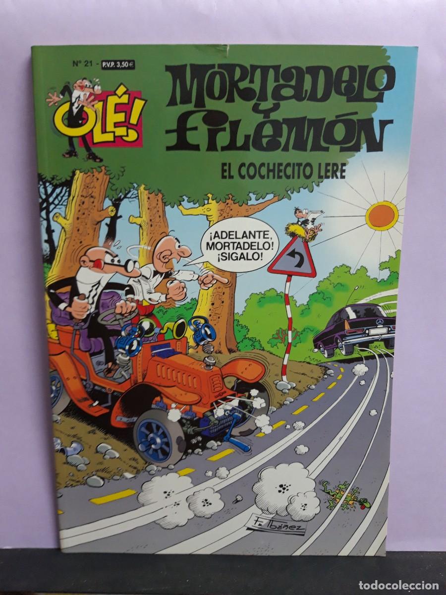 C&oacute;mics: MORTADELO Y FILEM&Oacute;N. OL&Eacute; N&ordm; 21. EL COCHECITO LER&Eacute;. EDICIONES B. - Foto 1