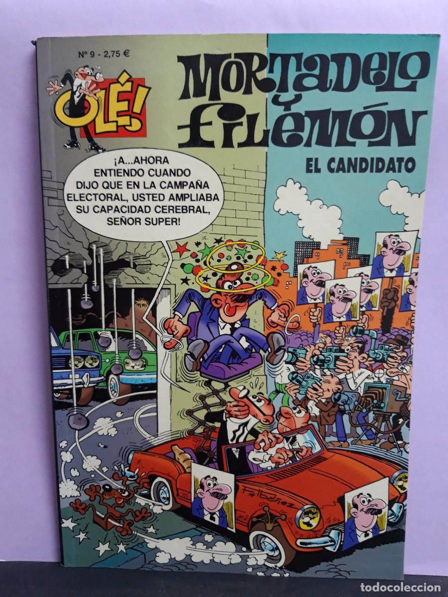 C&oacute;mics: MORTADELO Y FILEM&Oacute;N. OL&Eacute; N&ordm; 9. EL CANDIDATO. EDICIONES B. - Foto 1