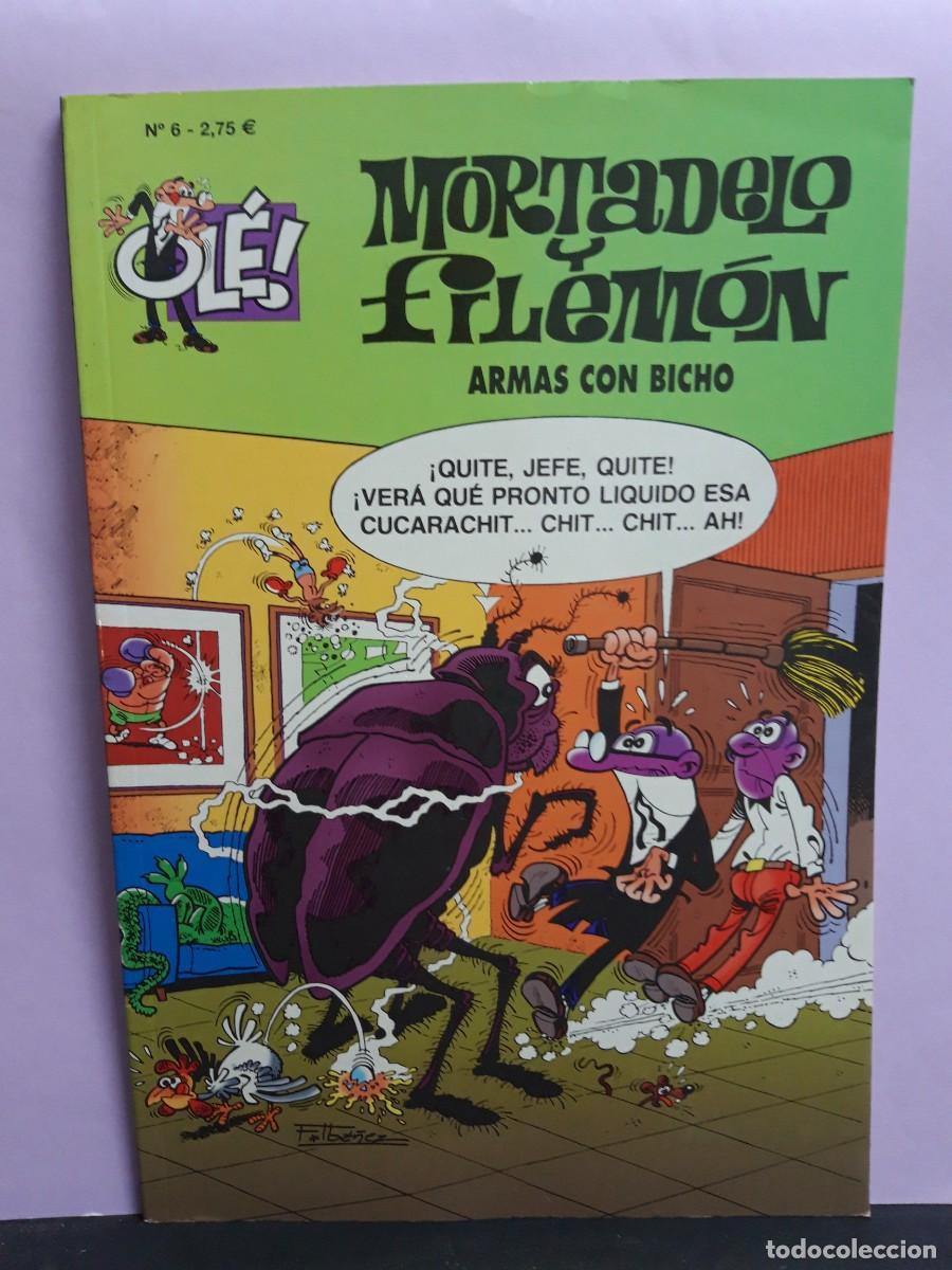 C&oacute;mics: MORTADELO Y FILEM&Oacute;N. OL&Eacute; N&ordm; 6. ARMAS CON BICHO. EDICIONES B. - Foto 1