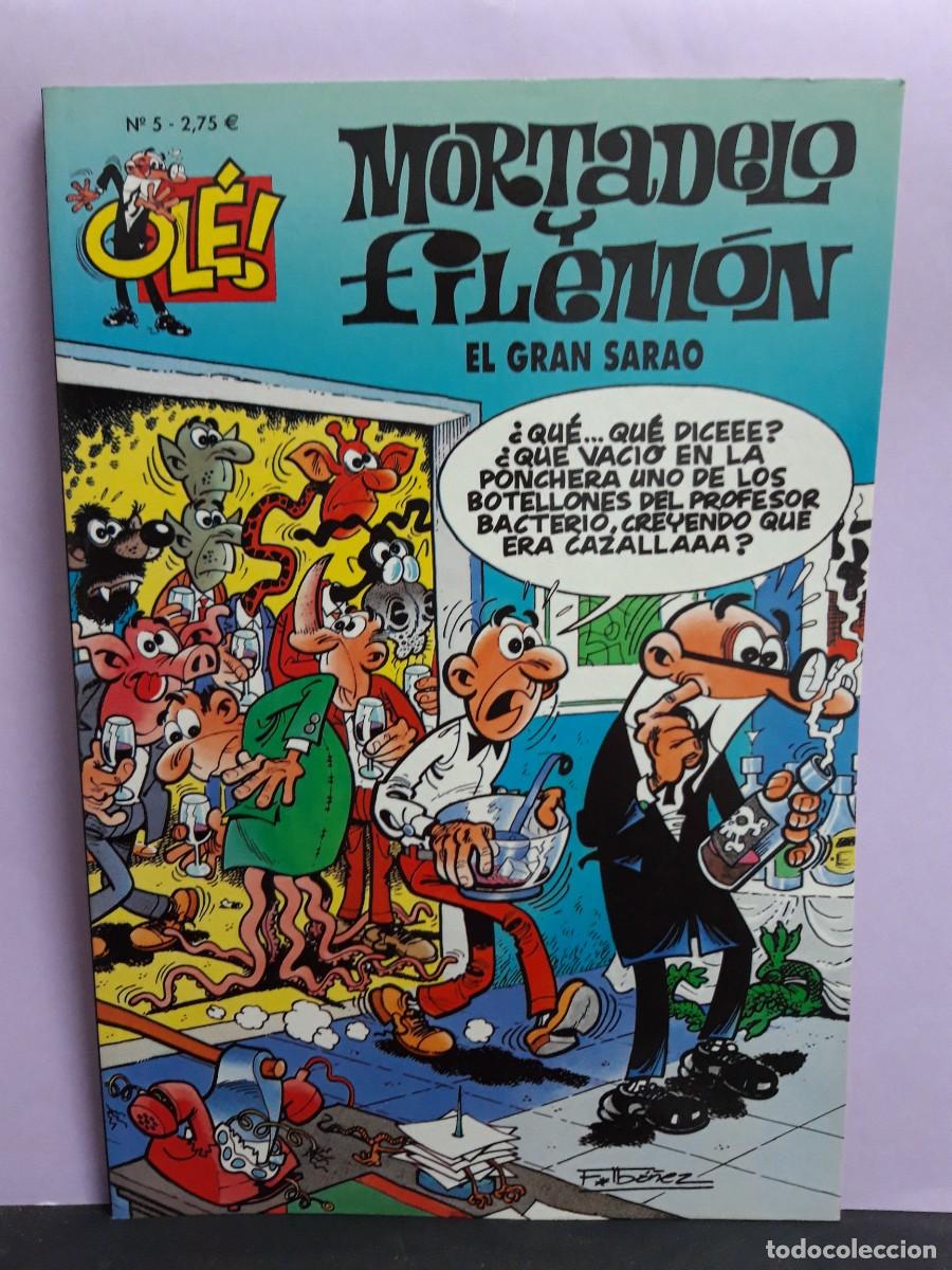C&oacute;mics: MORTADELO Y FILEM&Oacute;N. OL&Eacute; N&ordm; 5. EL GRAN SARAO. EDICIONES B. - Foto 1