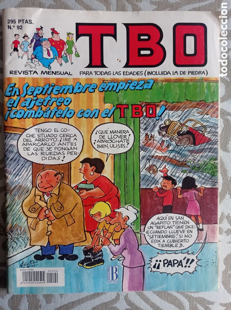 C&oacute;mics: TBO N&ordm; 92. A&Ntilde;O 1983. TODO A COLOR. Ediciones B. - Foto 1