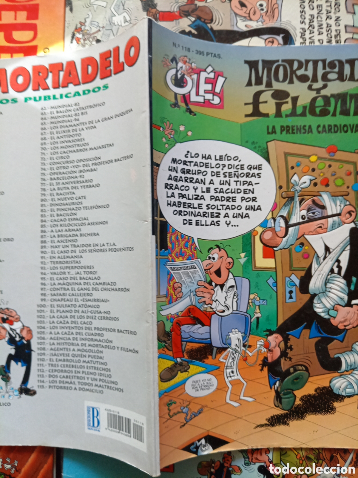C&oacute;mics: Colecci&oacute;n Ol&eacute; Mortadelo y Filem&oacute;n 118 cj89 - Foto 3
