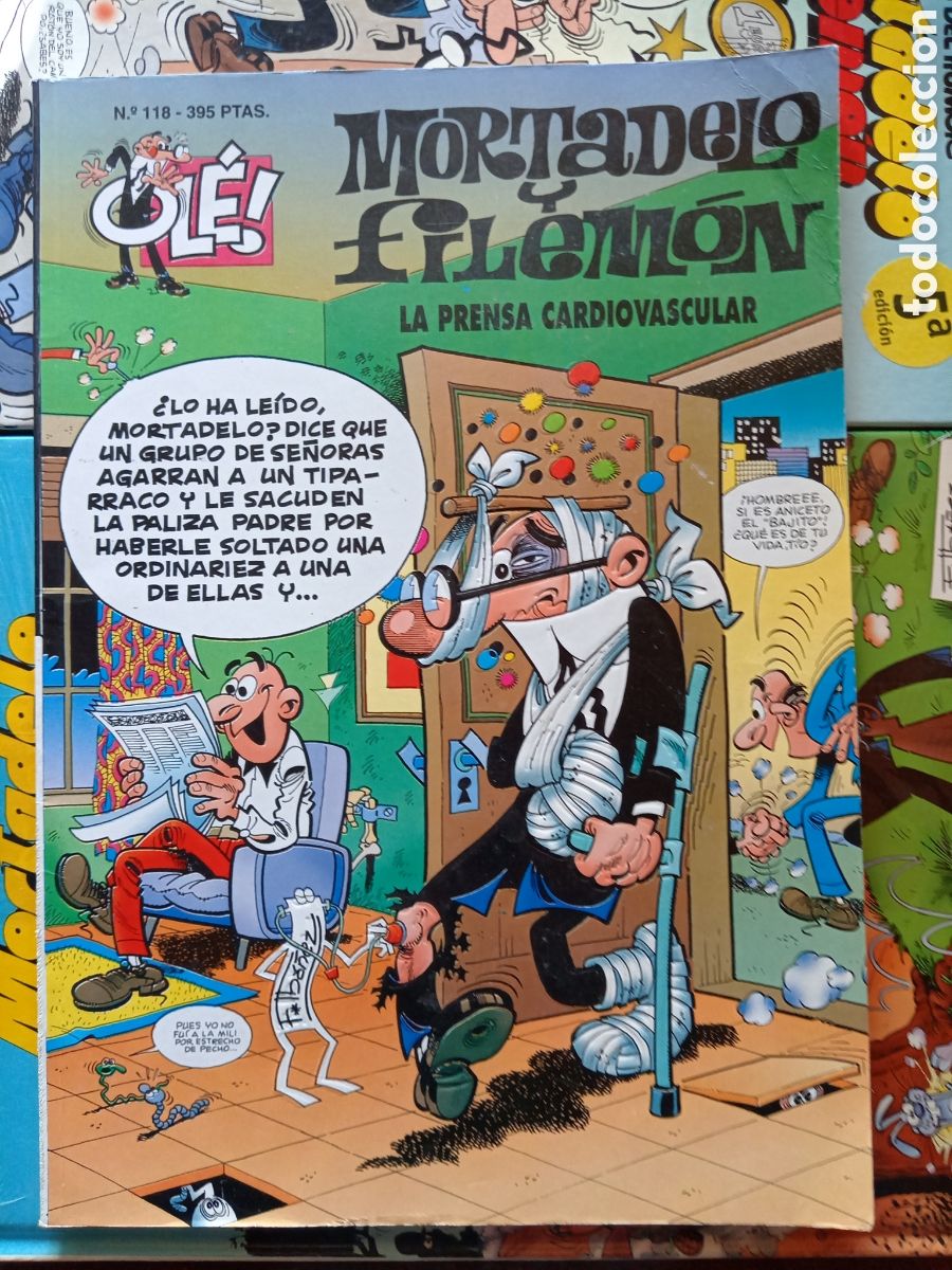 C&oacute;mics: Colecci&oacute;n Ol&eacute; Mortadelo y Filem&oacute;n 118 cj89 - Foto 1