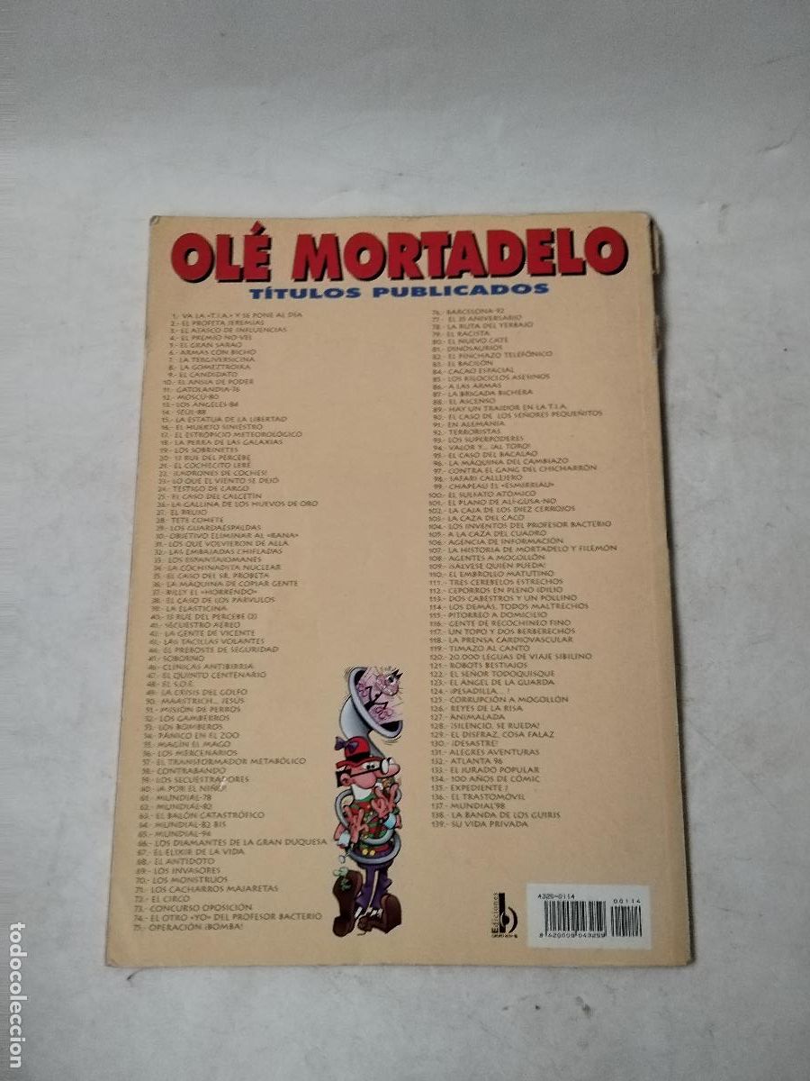 C&oacute;mics: mortadelo y filem&oacute;n n&ordm;114, ol&eacute; ediciones b - c174 - Foto 4