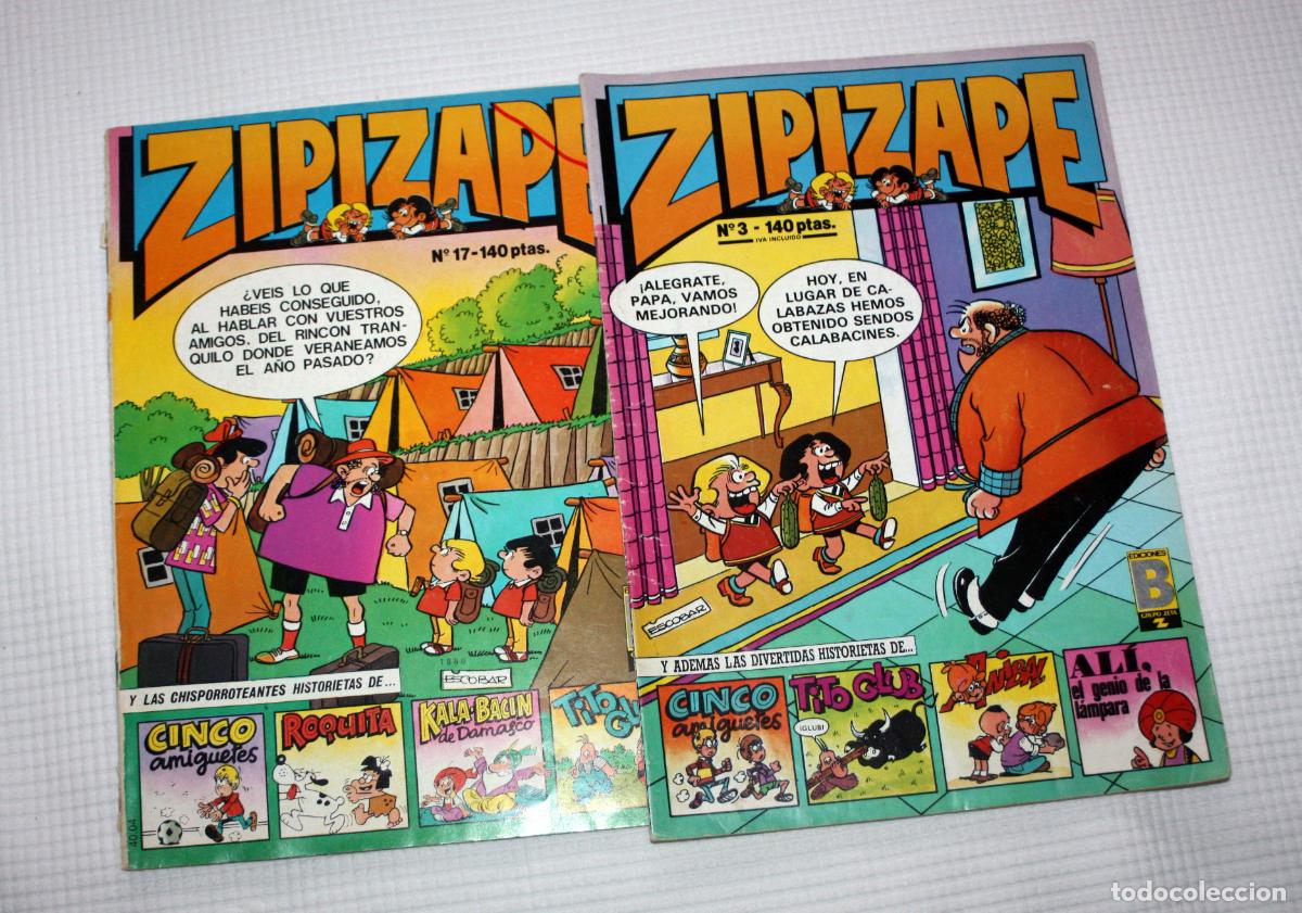 C&oacute;mics: ZIPI Y ZAPE ( EDICIONES B ) , N&ordm;s 03 y 17 - Foto 1