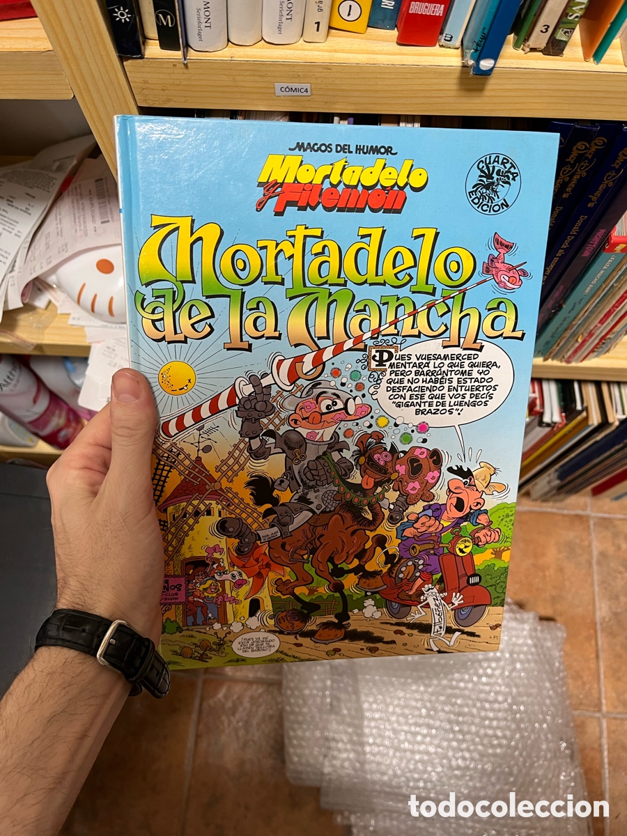 C&oacute;mics: Comic4 mortadelo y Filem&oacute;n - de la mancha -magos del humor ediciones B - Foto 1