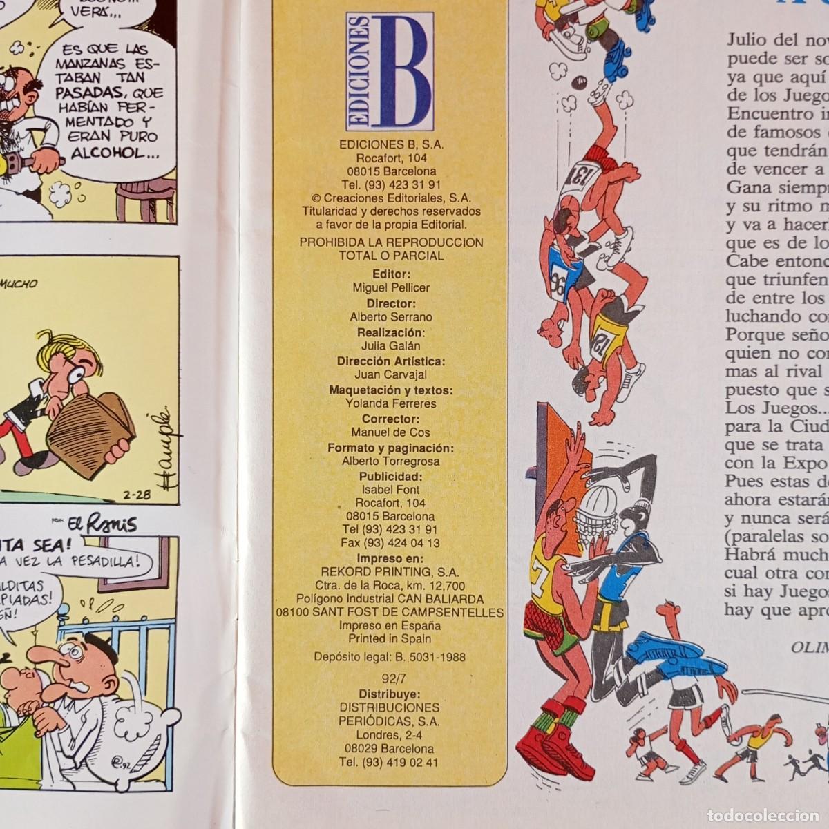 C&oacute;mics: TBO - EXTRA VACACIONES - EDICIONES B - N&Uacute;MERO 54 - 1988 / 11078 - Foto 3