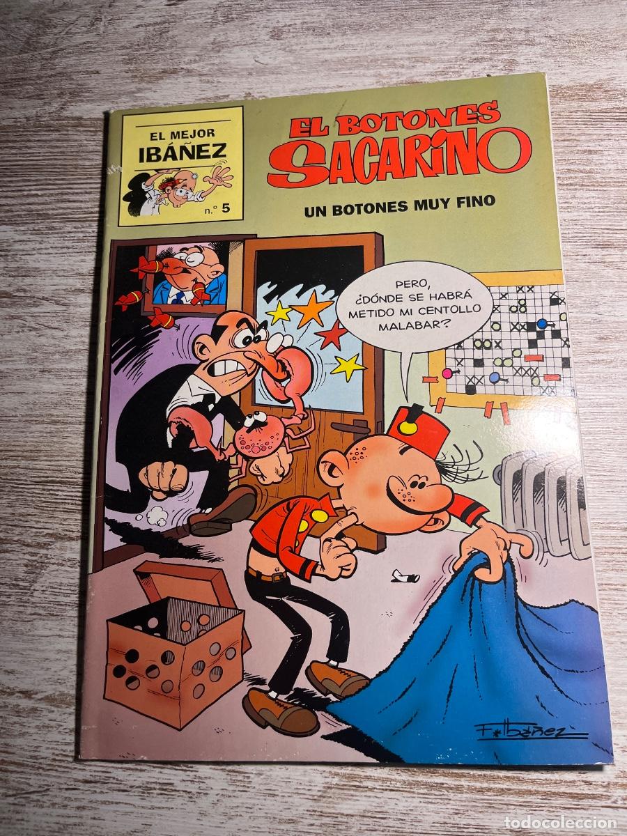 C&oacute;mics: C&oacute;mic El mejor Ib&aacute;&ntilde;ez N&ordm; 5 El botones Sacarino | Ediciones B - Foto 1