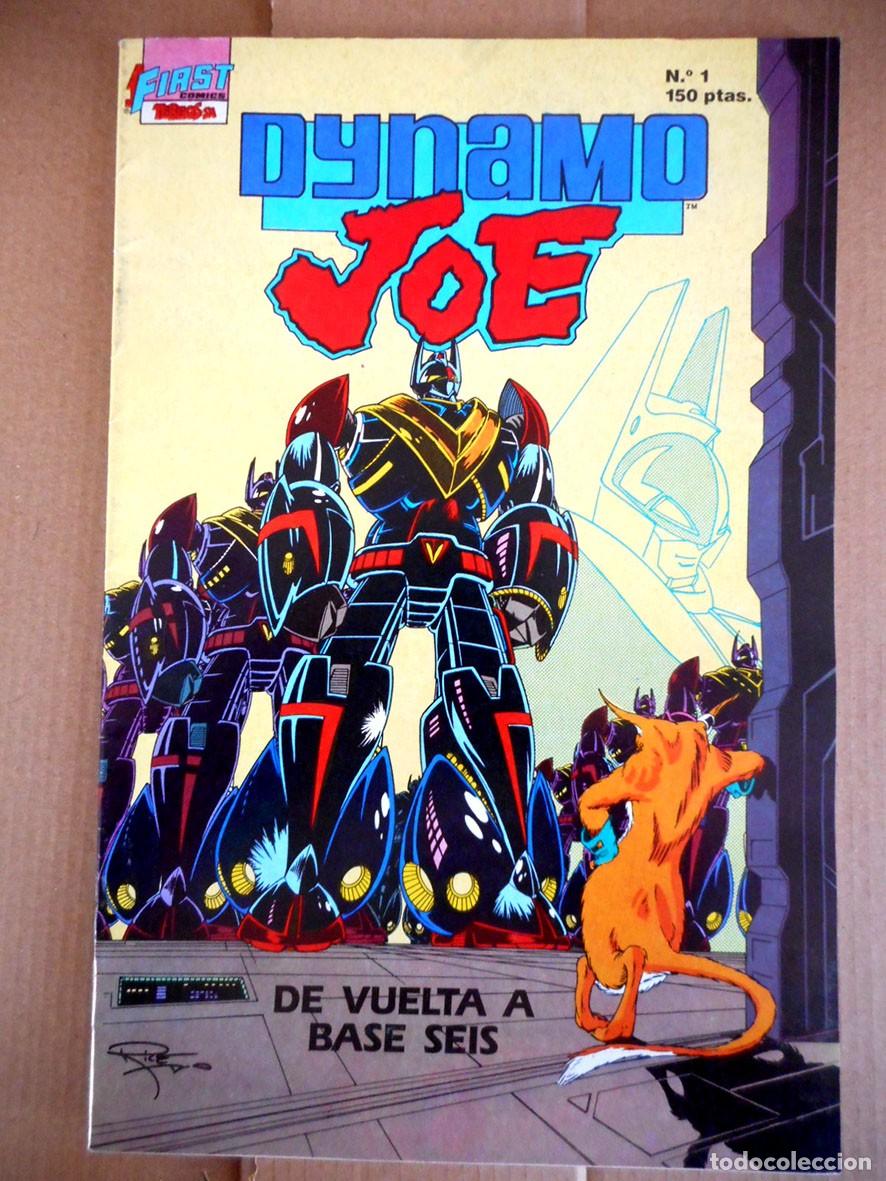 C&oacute;mics: DYNAMO JOE N&ordm;1 DE VUELTA A BASE SEIS (EDICIONES B - JUNIO 1988) OSTRANDER - D.RICE - Foto 1