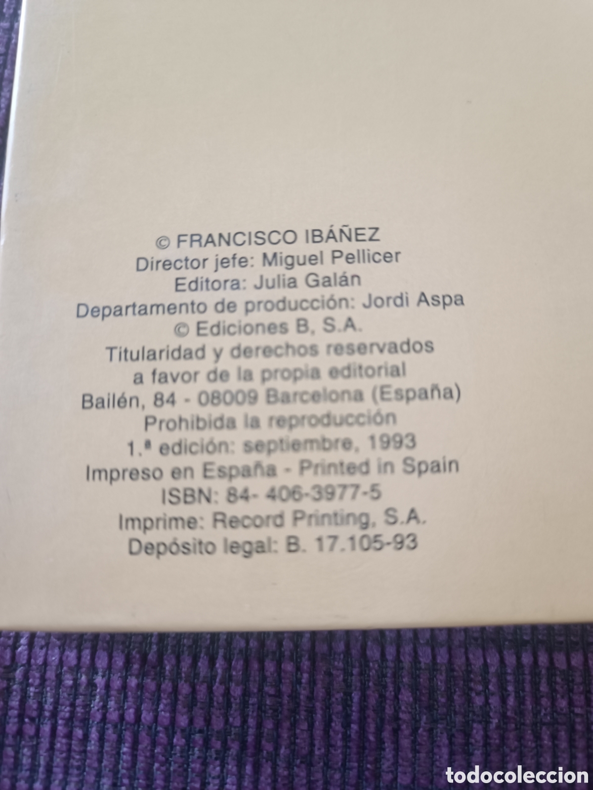 C&oacute;mics: Super Humor Mortadelo 6. Primera edici&oacute;n - Foto 3