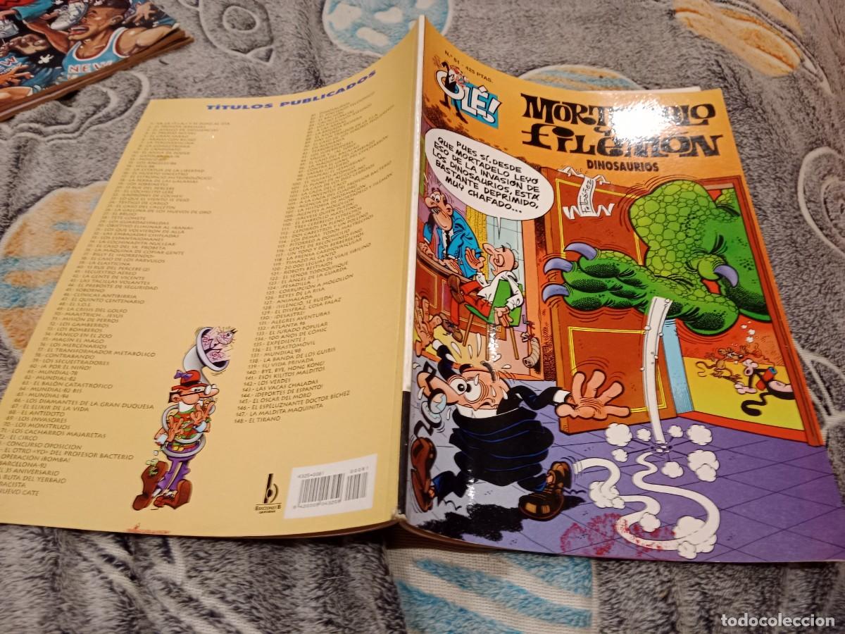 C&oacute;mics: OL&Eacute; N&ordm;81 MORTADELO Y FILEM&Oacute;N - DINOSAURIOS - EDICIONES B 3&ordf;EDICION 1999 - Foto 1