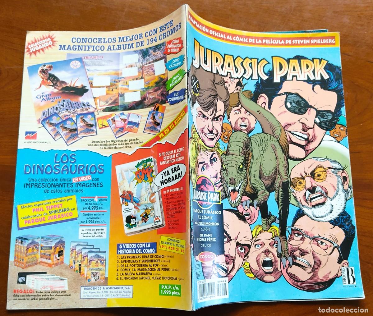 C&oacute;mics: JURASSIC PARK N&ordm; 2 - EDICIONES B A&Ntilde;O 1993 - Foto 2