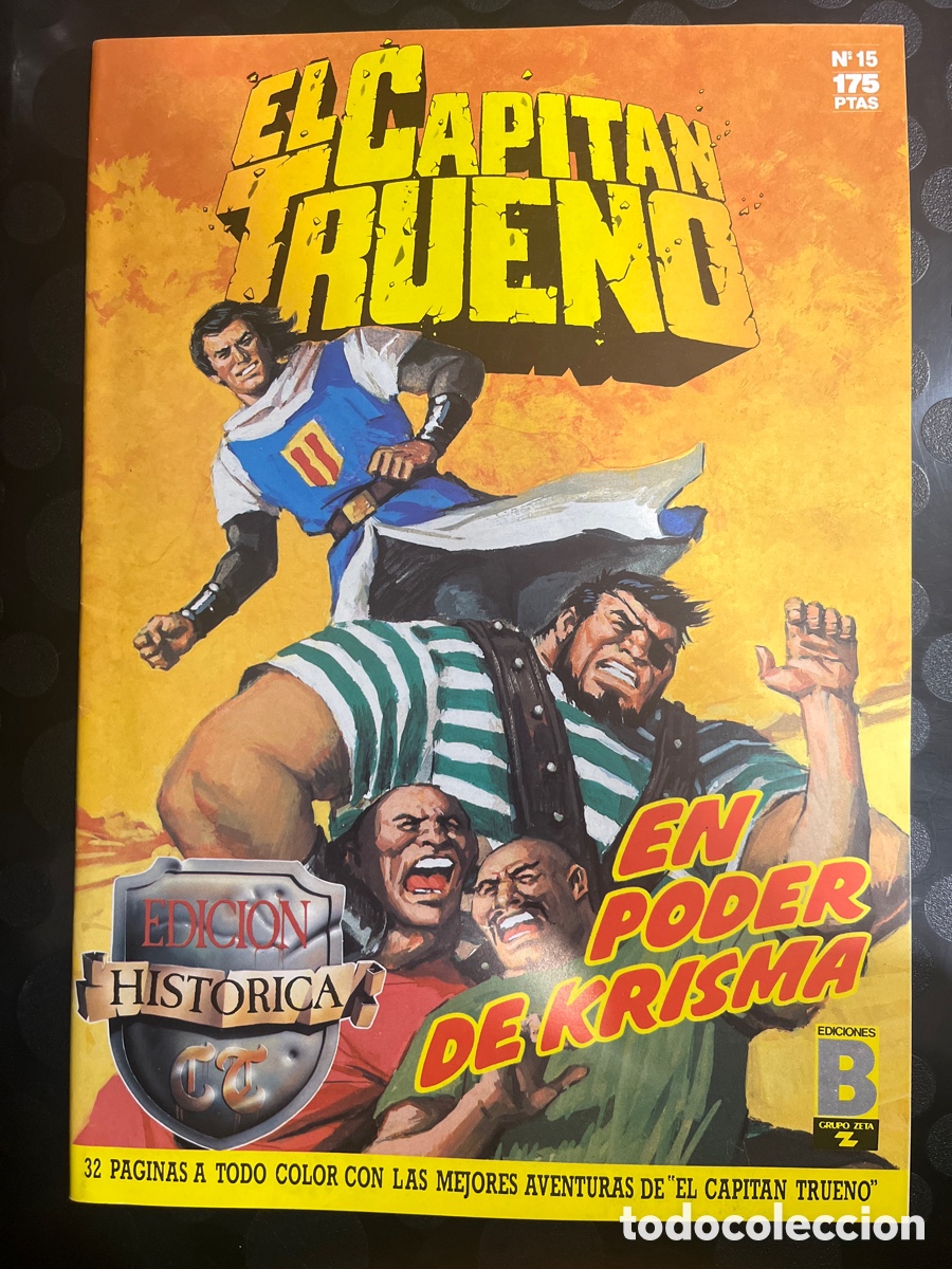 C&oacute;mics: EL CAPIT&Aacute;N TRUENO N.15 EN PODER DE KRISMA EDICI&Oacute;N HIST&Oacute;RICA ( 1987/1989 ) - Foto 1