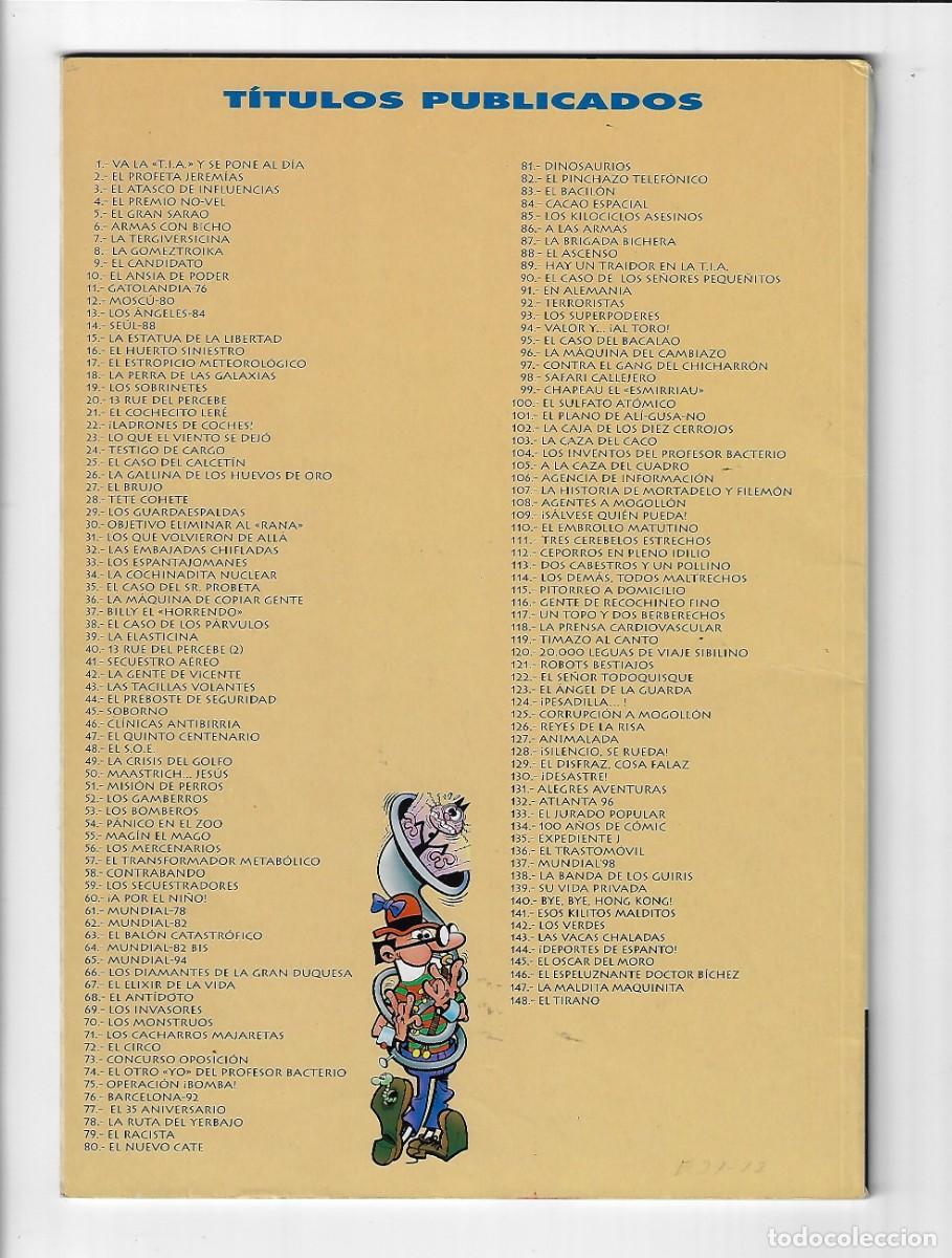 C&oacute;mics: Ediciones B. Colecci&oacute;n Ol&eacute; Mortadelo y Filem&oacute;n. 38 - Foto 2