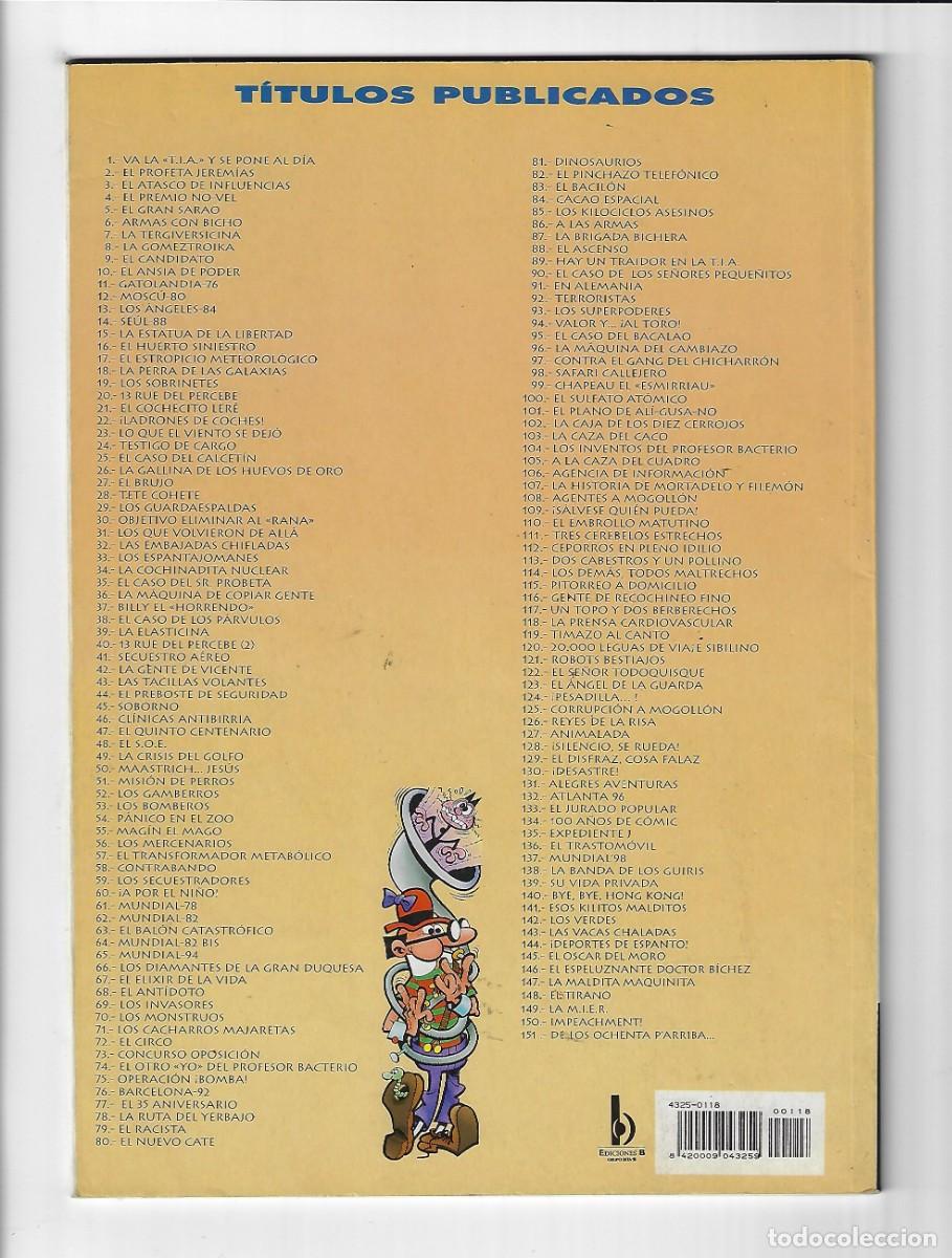 C&oacute;mics: Ediciones B. Colecci&oacute;n Ol&eacute; Mortadelo y Filem&oacute;n. 118 - Foto 2