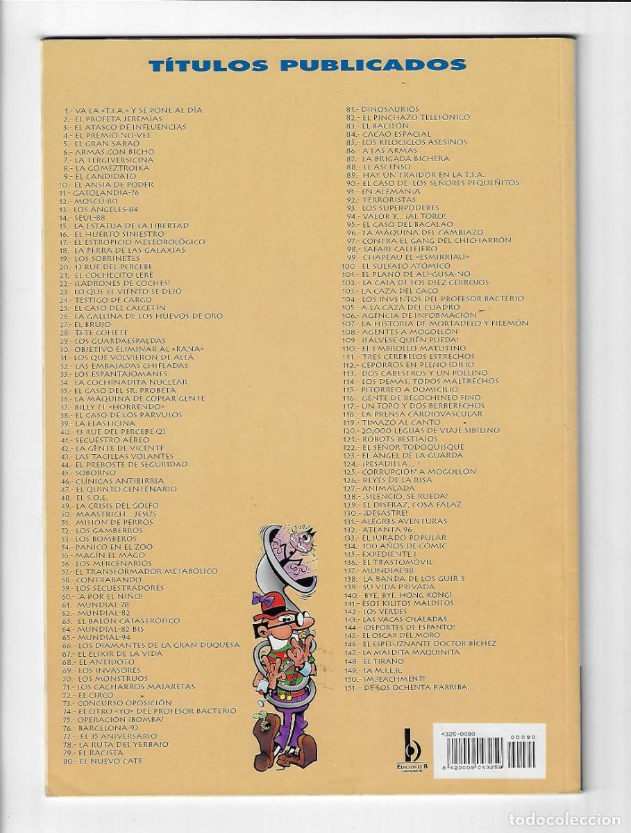 C&oacute;mics: Ediciones B. Colecci&oacute;n Ol&eacute; Mortadelo y Filem&oacute;n. 90 - Foto 2
