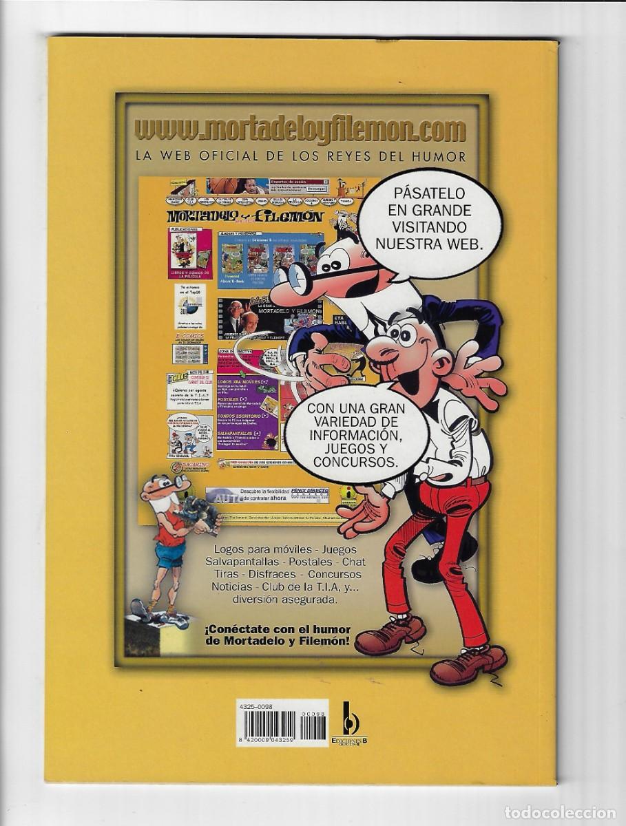 C&oacute;mics: Ediciones B. Colecci&oacute;n Ol&eacute; Mortadelo y Filem&oacute;n. 98 - Foto 2