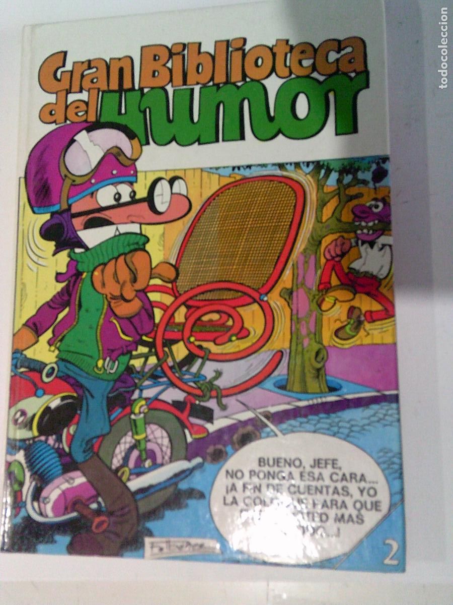 C&oacute;mics: gran bibiblioteca del humor n&ordm; 2 Edici&oacute;nes B Pastas duras - Foto 1