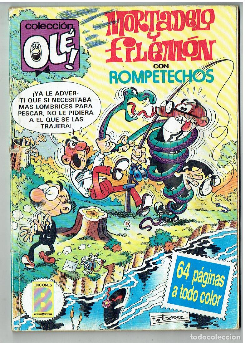 C&oacute;mics: OL&Eacute;. MORTADELO Y FILEM&Oacute;N CON ROMPETECHOS. N&ordm; 285. M 54. EDICIONES B. 1987. (C/A2) - Foto 1
