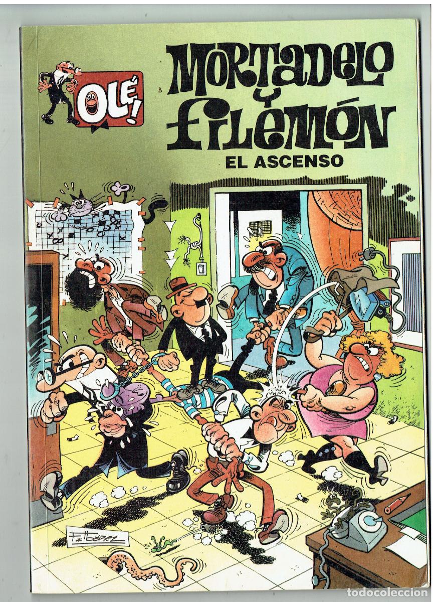C&oacute;mics: OL&Eacute;. MORTADELO Y FILEM&Oacute;N. N&ordm; 4. EL ASCENSO. EDICIONES B. 1&ordf; EDC. 1992.(C/A2) - Foto 1