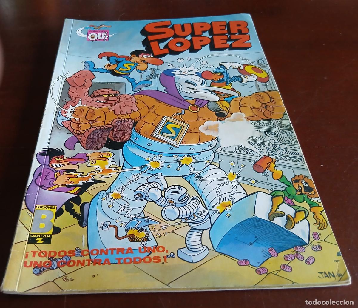 C&oacute;mics: OLE - SUPER LOPEZ - N&ordm;. 3 - TODOS CONTRA UNO - EDICIONES B - Foto 1