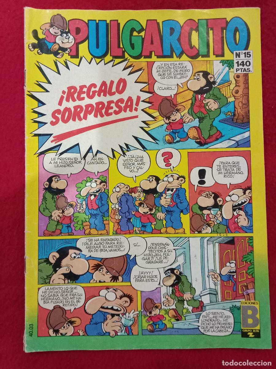 C&oacute;mics: PULGARCITO - N&ordm;. 15 - Ediciones B, S.A. 1987 - Foto 1