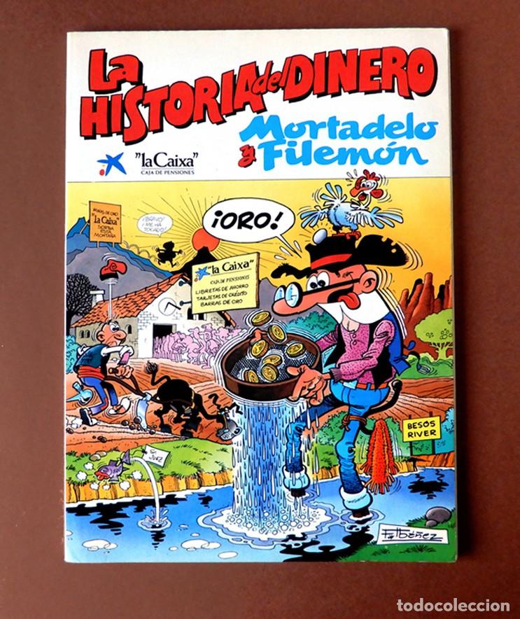 C&oacute;mics: LA HISTORIA DEL DINERO - MORTADELO Y FILEM&Oacute;N - EDICIONES B - LA CAIXA 1989. - Foto 1
