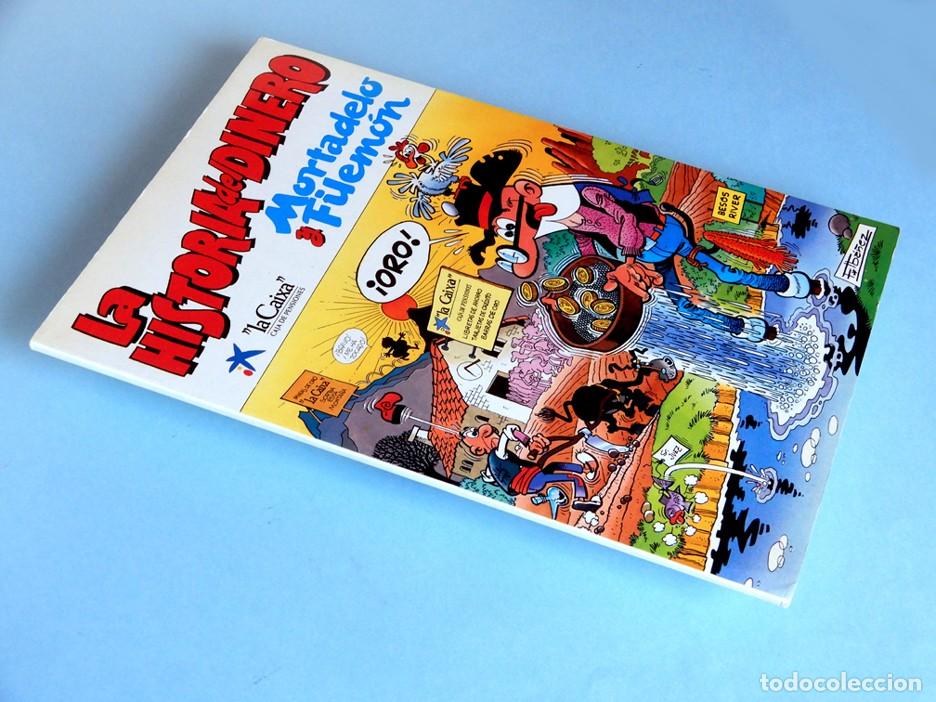 C&oacute;mics: LA HISTORIA DEL DINERO - MORTADELO Y FILEM&Oacute;N - EDICIONES B - LA CAIXA 1989. - Foto 2
