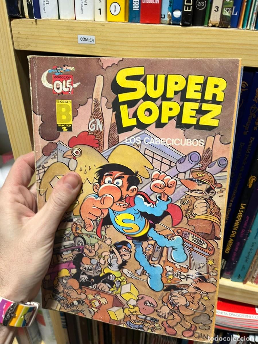 C&oacute;mics: COMIC4 SUPERLOPEZ SUPER LOPEZ LOS CABECICUBOS OLE EDICIONES B - Foto 1