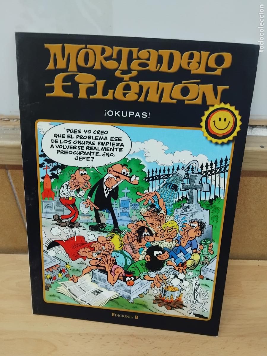 C&oacute;mics: MORTADELO Y FILEMON OKUPAS. EDICIONES B. 1&ordf; EDICION 2011. - Foto 1