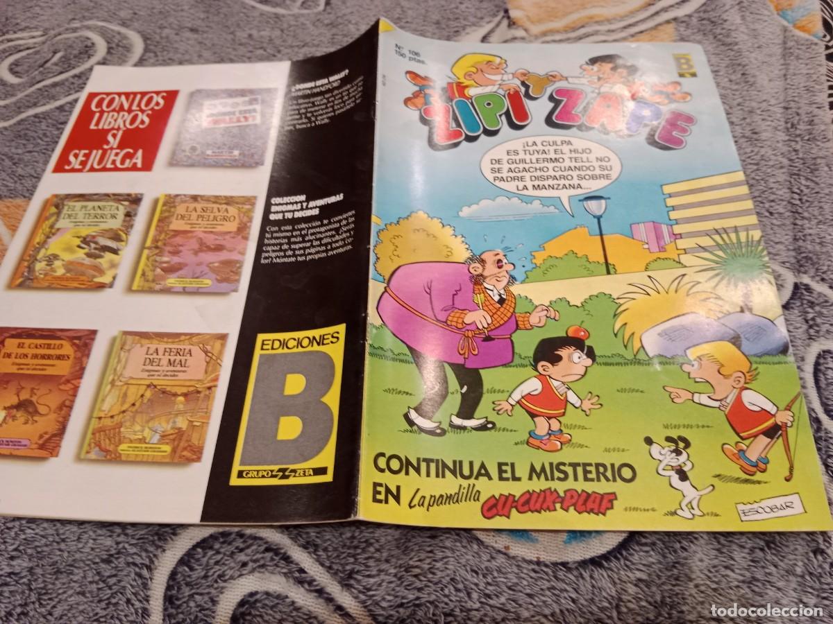 C&oacute;mics: ZIPI Y ZAPE N&ordm;106 - EDICIONES B 1987 - Foto 1