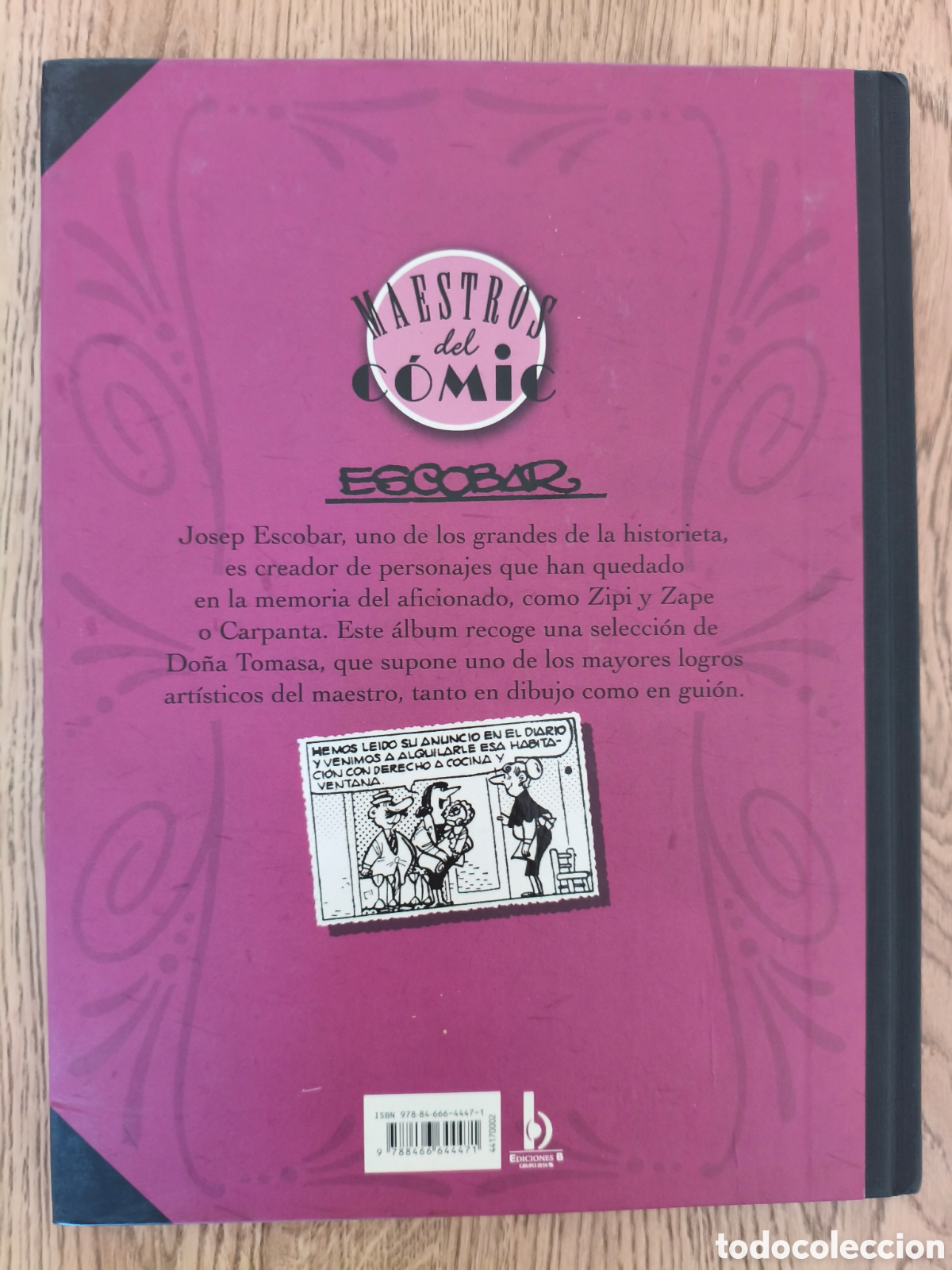 C&oacute;mics: MAESTROS DEL COMIC 2 DO&Ntilde;A TOMASA ESCOBAR EDICIONES B 2010 - Foto 3