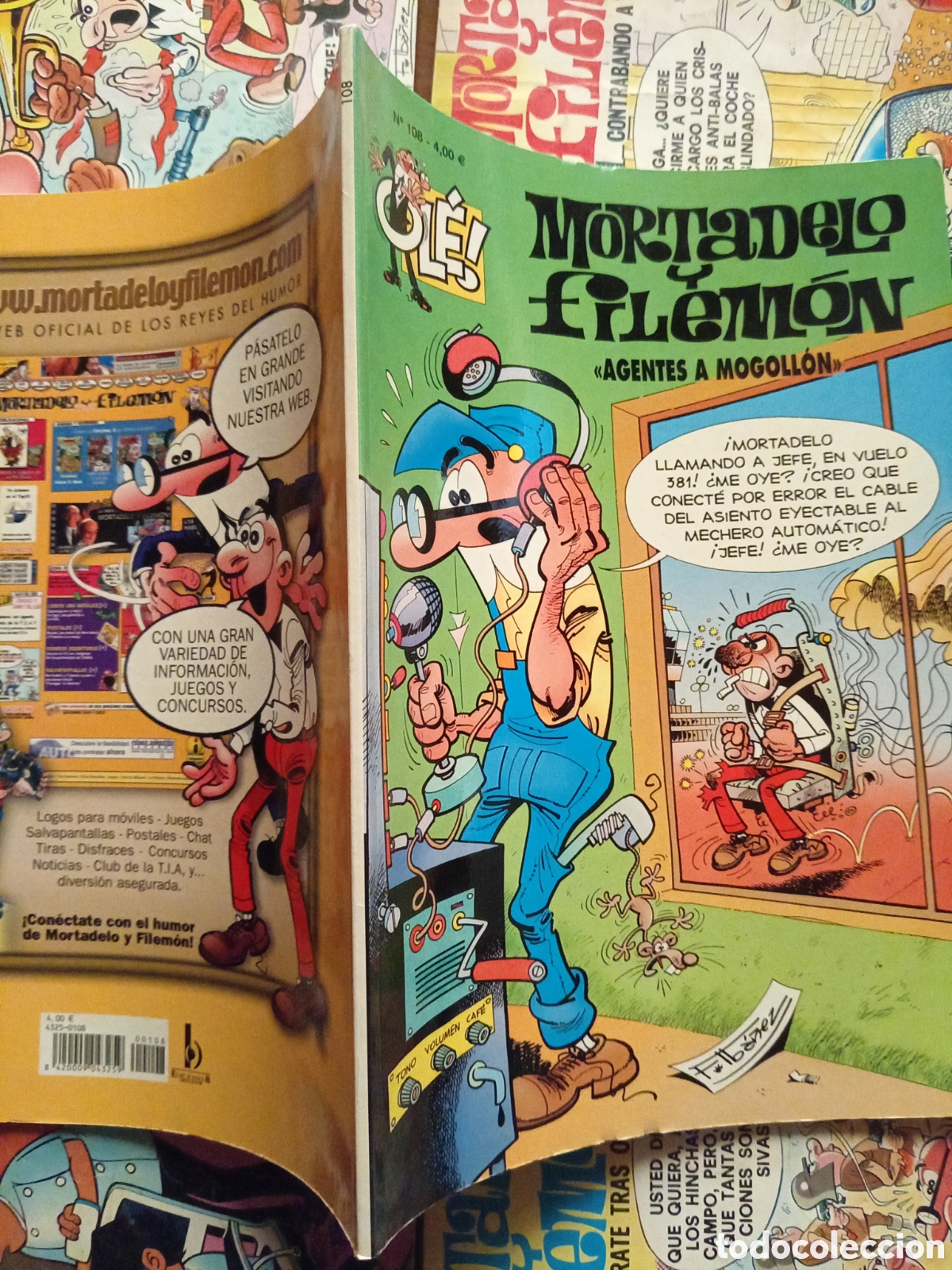 C&oacute;mics: Colecci&oacute;n Ol&eacute; Mortadelo y Filem&oacute;n 108 cj104 - Foto 3